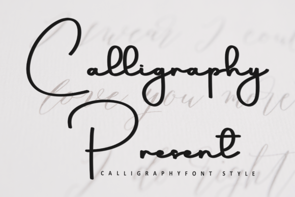 Calligraphy Present: A Typeface for Modern Elegance