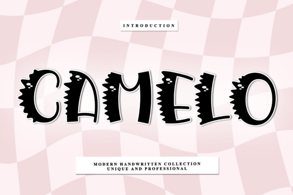 Camelo: A Sweet, Cursive Font for Joyful Designs