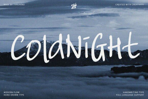Coldnight: A Handwritten Font for Authentic Brand Moments