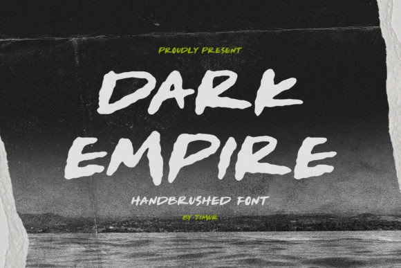 Dark Empire: A Font with Rebellious Urban Sophistication