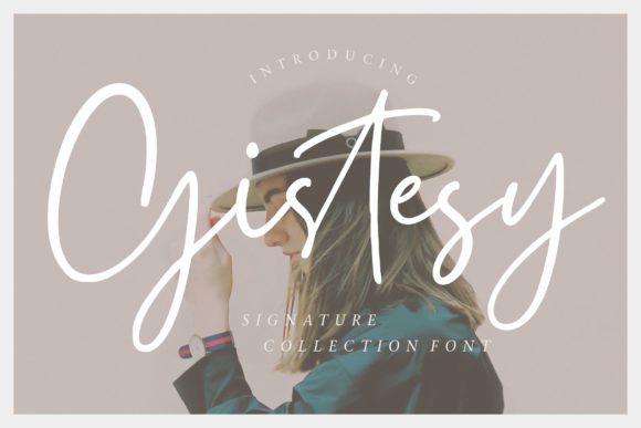 Gistesy: The Handwritten Font for Authentic Design
