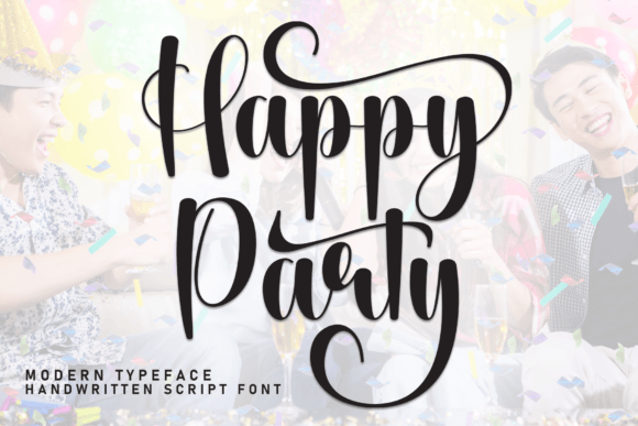 Happy Party: An Elegant Script for Creative Professionals