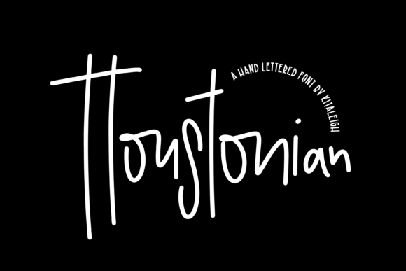 Houstonian: A Hand-Lettered Font with Personality and Charm