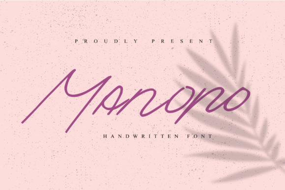 Manopo: A Modern Script Font for Elegant Branding