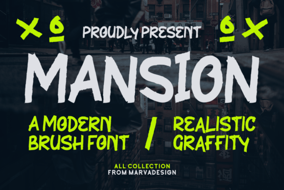 Mansion: A Modern Brush Font for Bold Branding