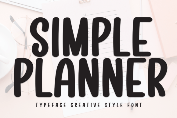Simple Planner: A Handwritten Font for Authentic Designs