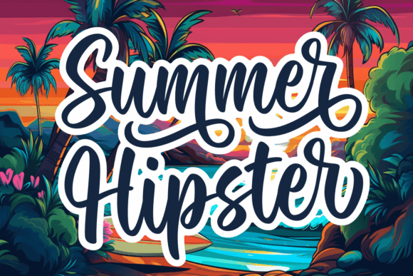 Summer Hipster: A Handwritten Font for Joyful Branding