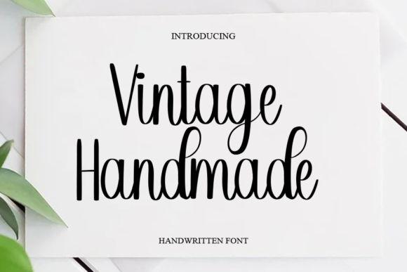 Vintage Handmade: A Font with Authentic Character