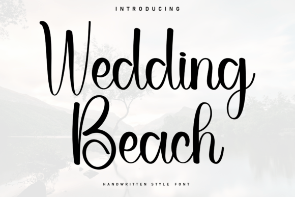 Wedding Beach: The Handwritten Font for Elegant, Casual Branding