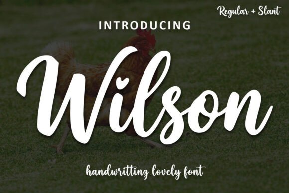 Wilson: The Handwritten Font with Authentic Character